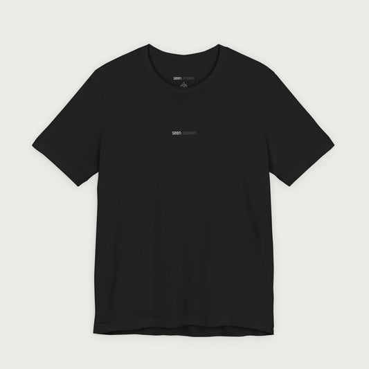 seen+unseen brand T-Shirt — center Logo Tee